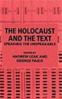 The Holocaust and the Text