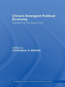 China'a Emergent Political Economy