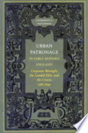 Urban Patronage in Early Modern England