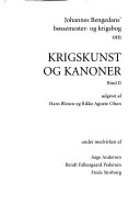 Kriegskunst Und Kanonen/Artillery and the Art of War