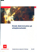 Etnisk diskrimination pa arbejdsmarkedet